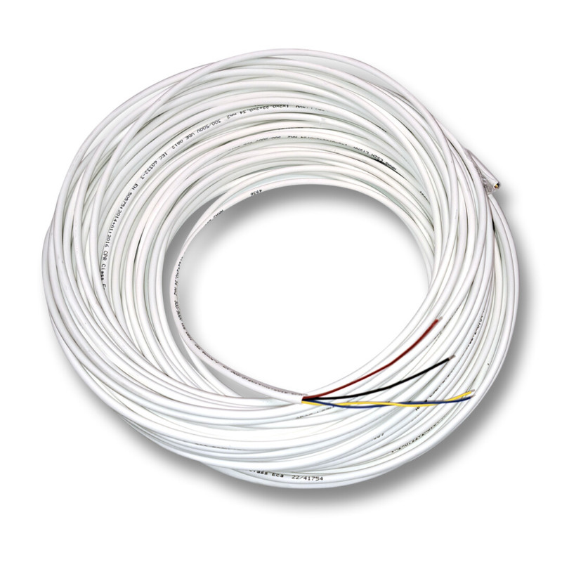 Ajax Superior Fibra buskabel wit rol 100 meter B2ca