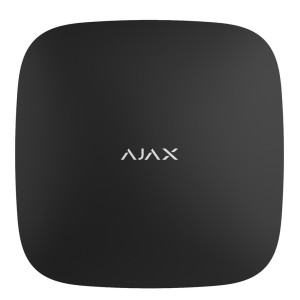 Ajax Hub, zwart, met GSM en IP communicatie