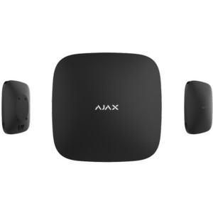 Ajax Hub 2 4G, zwart, 2x GSM en IP communicatie