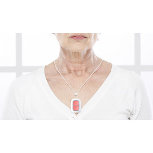 Ajax DoubleButton, wit, draadloze overvalknop