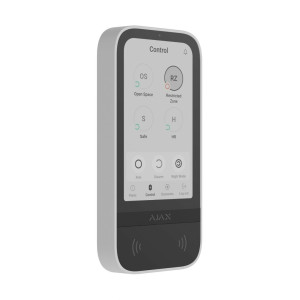 Ajax KeyPad TouchScreen, wit