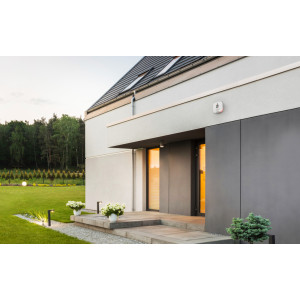 Ajax Double Deck StreetSiren, wit, draadloze buitensirene