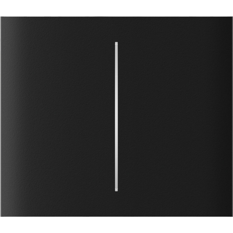 Ajax CenterButton (2-gang) zwart verticaal