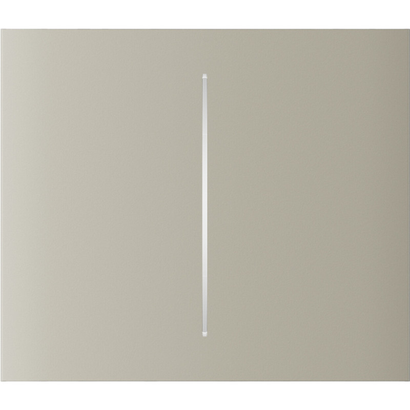 Ajax CenterButton (2-gang) ivoor verticaal