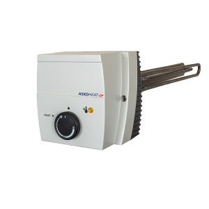 Screw-in heater AHIR-BI-OP-9.0, square housing