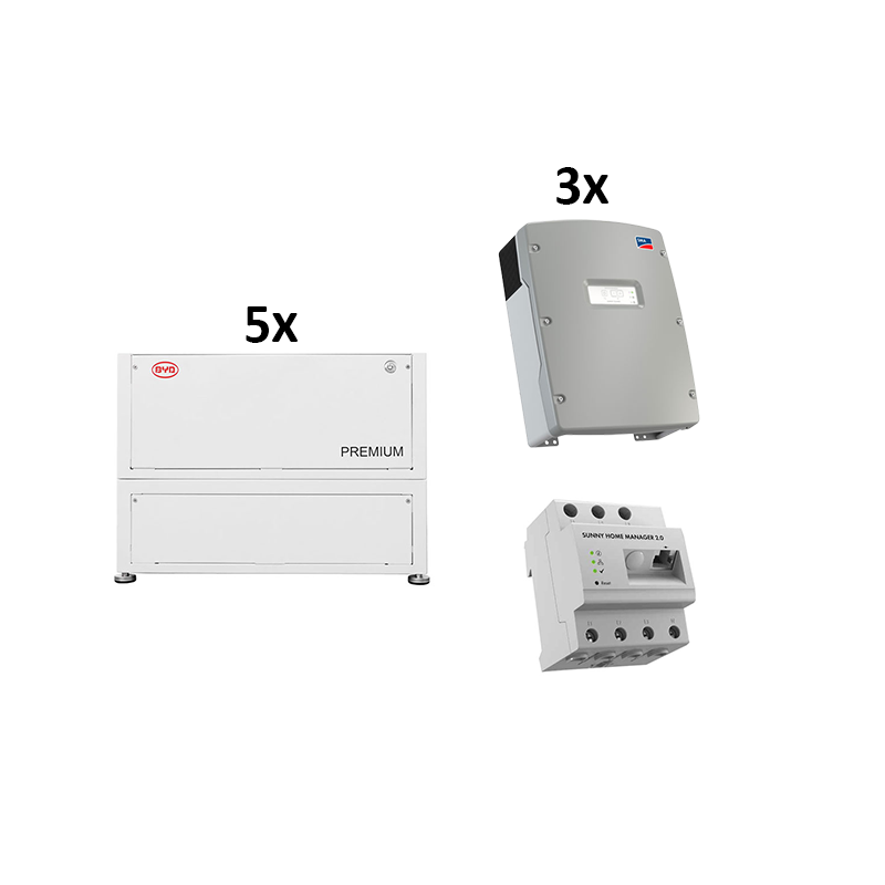 B-BOX LVL 2021 15,4 (5 pcs./76,8 kWh) + 3x SI 6.0