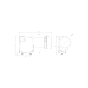 Inverto IDLT-TWL412-ULTRA-OPN HGLN Ultra Twin 40mm PLL LNB