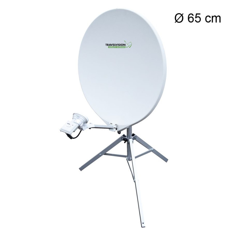 Travel Vision R7 Duo 65cm Volautomatisch Portable SatSystem