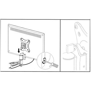 Avtex Draaibare Single Arm Muurbeugel