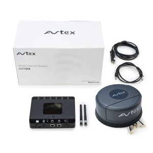 Avtex AMR104X complete kit 4G router R104X + ant. LG55AN GR.
