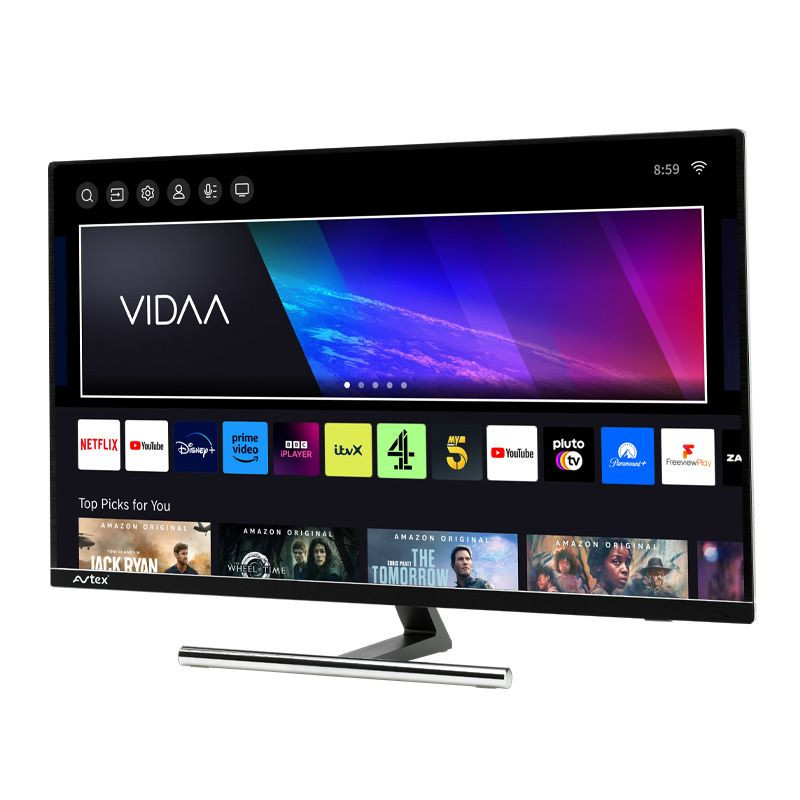Avtex 24" VIDAA Smart TV complete with lead 230V and stand