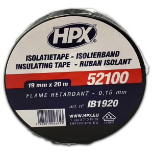 PVC isolatietape VDE zwart (10mtr, 19 mm)