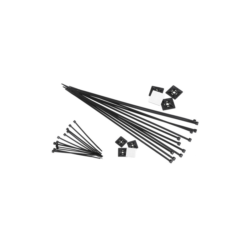 Geros 9.0x780 kabelbinder zwart 100 stuks