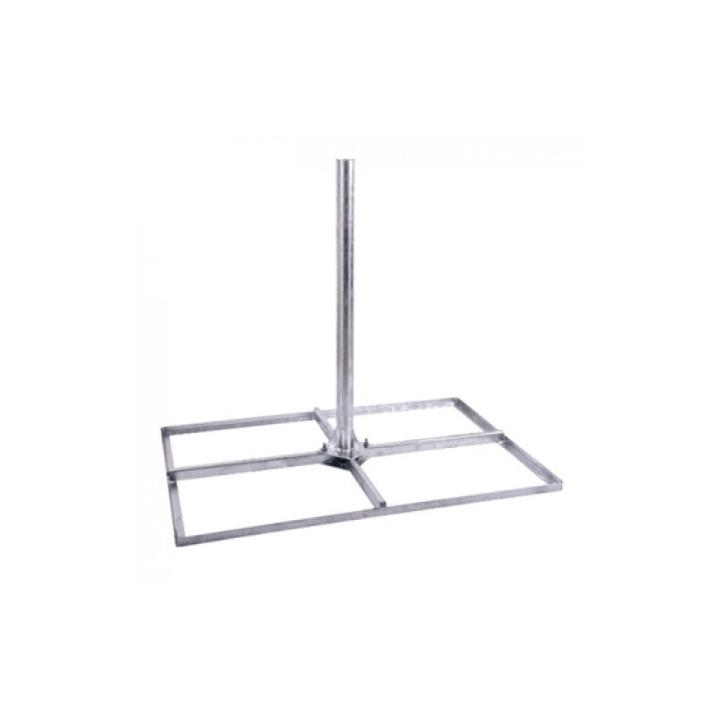 Tegelvoet compleet 4x40x60,H100,HQ volbad verzinkt T009