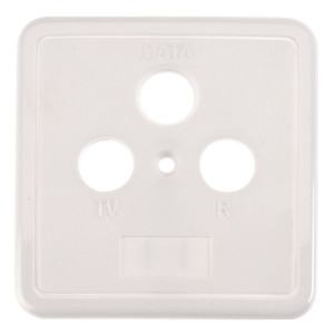 Triax Afdekplaat wit R-TV-DATA opop