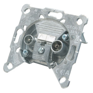 Triax GEDU 15 dB R/TV WCD 5-2400Mhz wide band Rijgdoos