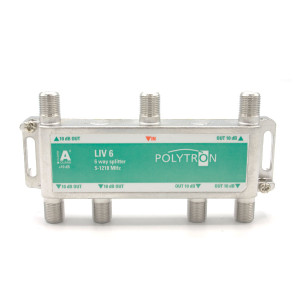 Polytron LIV6 F-splitter 6-voudig 5-1218 1.3 GHz DOCSIS 3.1