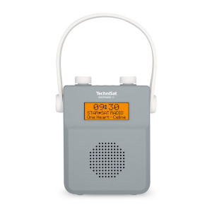 Technisat DigitRadio 30 douche/dab+, white / grey