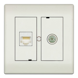 Technetix CL50-COMBI-SHOP TV + RJ45 WCD Einddoos