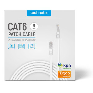 Technetix CAT6-5M-SHOP CAT6 Patchkabel 5 mtr. opop