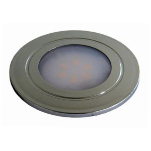 TravelLeds inb spot Ch 80mm 6+6 Leds 3K+6K schroef