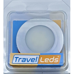 TravelLeds inb spot Ch 70mm 6+6 Leds 3K+6K schroef
