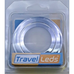 TravelLeds inb spot Ch 80mm 6+6 Leds 3K+6K klem