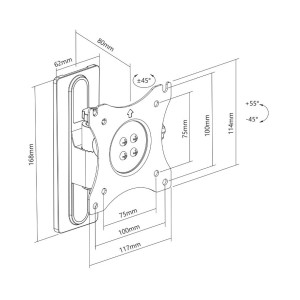 My Wall HC1-1 TV Beugel 13-32'' (15kg / 8cm)