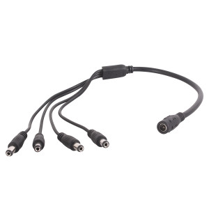 Triax Power extension DC cable, 1x female - 4x male