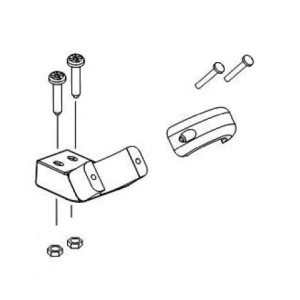 Teleco 13110 spare part Plastic LNB houder T.65/85