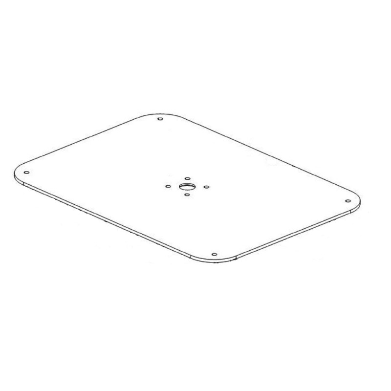 Teleco 12317 spare part Grondplaat T.65/85