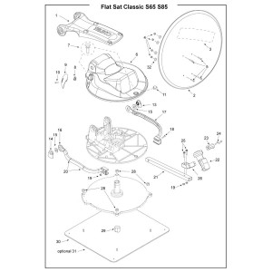 Teleco 09014 spare part Schroef M5x30 CL.65/85