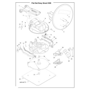 Teleco 09015 spare part Zelfborgende moer M5 CL.E.65/85