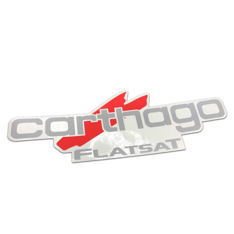 Teleco 18641 spare part Sticker schotel FlatSat Carthago