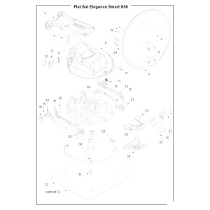 Teleco 15616 spare part Onderlegring D5 CL.65