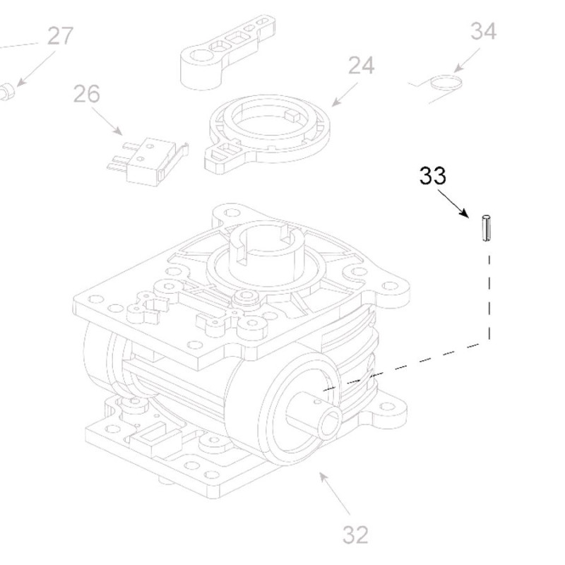 Teleco 09241 spare part Veerstift 3x20 T.65/85