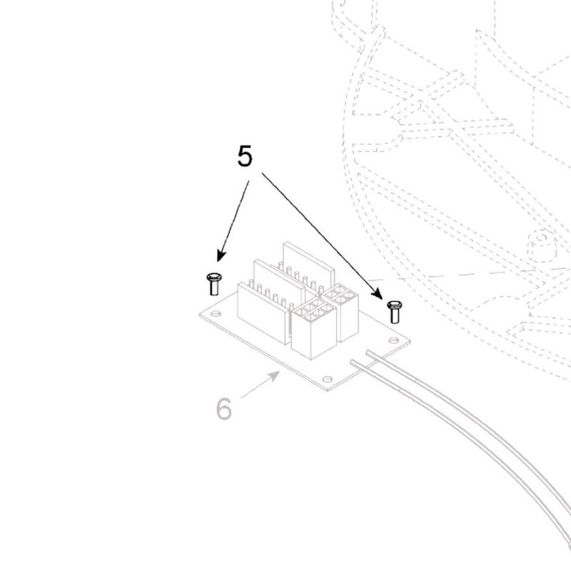 Teleco 11088 spare part Schroef M4x8 CL.E.65/85