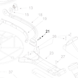 Teleco 03682 spare part Schroef M5x40 CL.E.65/85