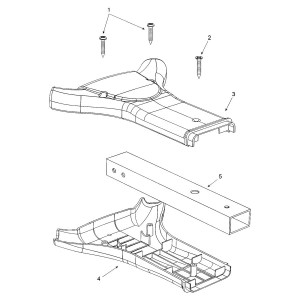Teleco 11163 spare part Skew LNB draagbuis 65