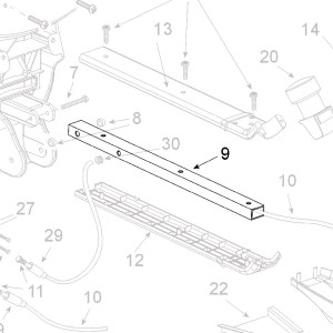 Teleco 11428 spare part LNB draagarm Voy.65