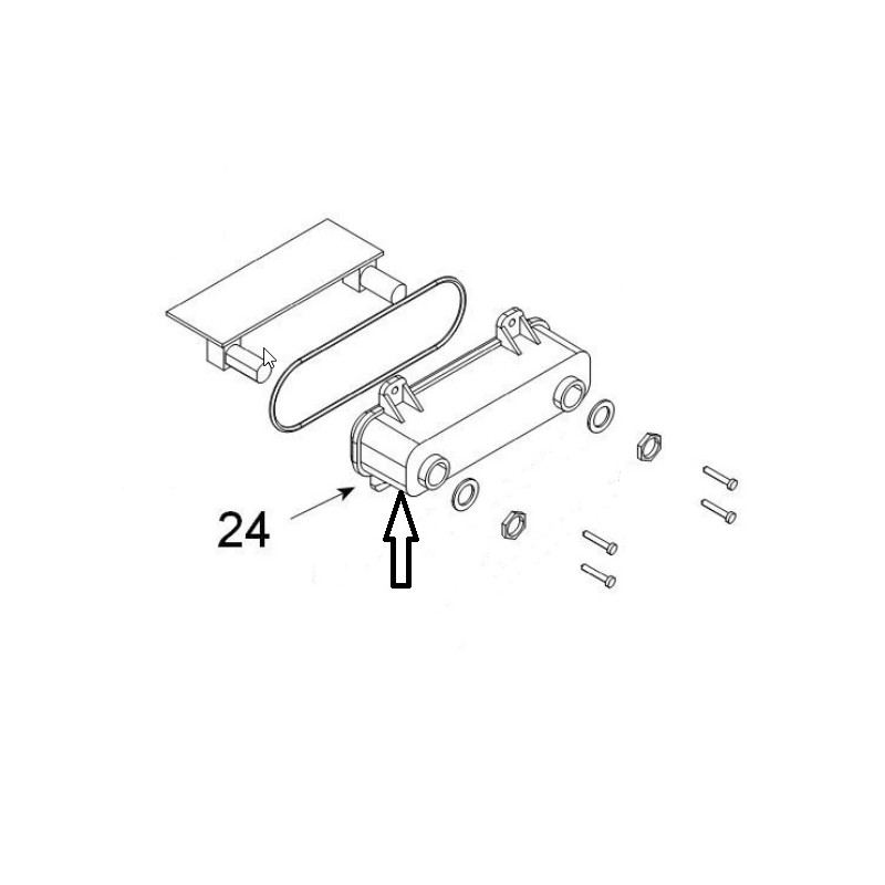 Teleco 11001 spare part Box Zamak