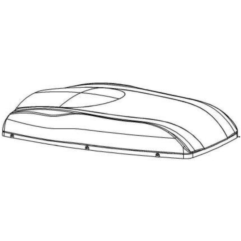 Telair 06224 spare part Boven Afdekking Dual Clima